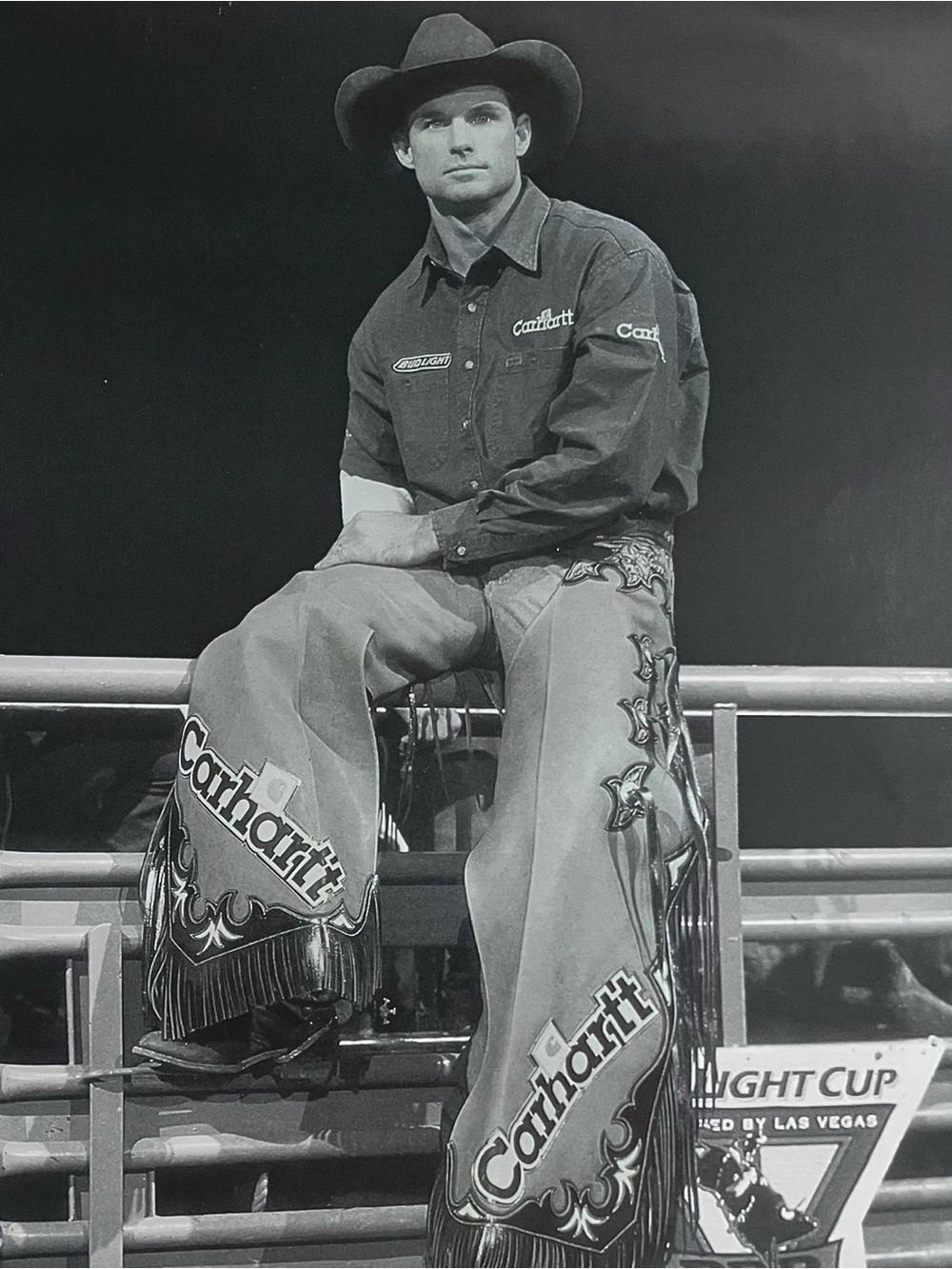 Signed PRO BULL RIDER / Australian TROY DUNN / 8.5x12 Inch Flyer / PBR CHAMPION